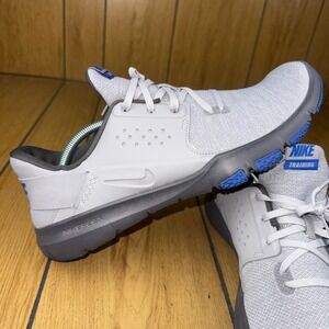 Nike Flex Control Training Shoes Mens Size 14 Light Gray Blue Sneakers